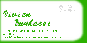 vivien munkacsi business card